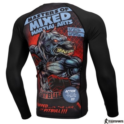 PIT BULL LONGSLEEVE RASHGUARD MASTERS OF MMA