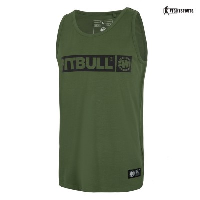 PIT BULL TANK TOP SLIM FIT HILLTOP OLIVE