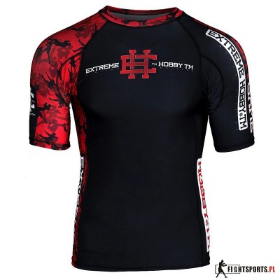 EXTREME HOBBY KOSZULKA RASHGUARD RED WARRIOR