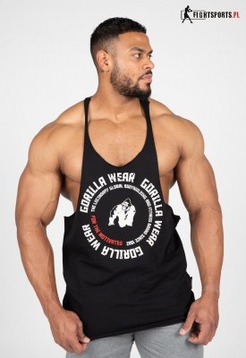 GORILLA WEAR TANK TOP MELROSE STRINGER BLACK