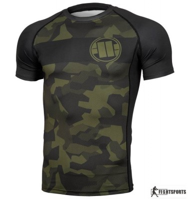 PIT BULL KOSZULKA RASHGUARD DILLARD BY CASINO CAMO KHAKI