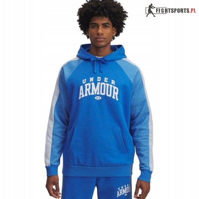  UNDER ARMOUR BLUZA Z KAPTUREM RIVAL FLEECE COLORBLOCK 402