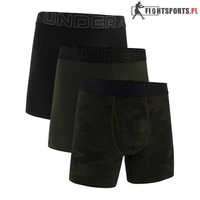 UNDER ARMOUR BOKSERKI PERFORMANCE COTTON NOVELTY 6IN 3 PACK