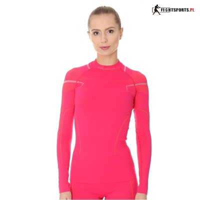 BRUBECK BLUZA THERMO LS13100 FUKSJA