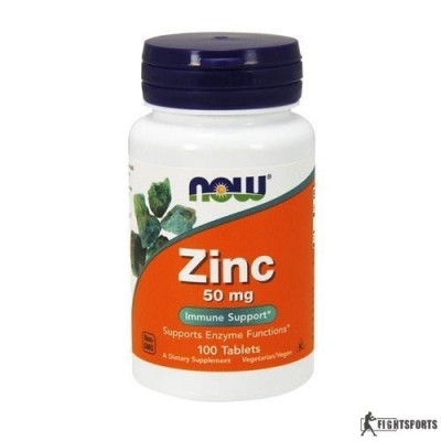 NOW ZINC 50mg 100tabs