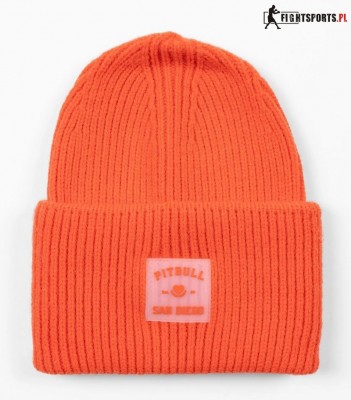 PIT BULL CZAPKA ZIMOWA LOVE PB FLUO ORANGE