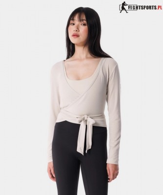 CARPATREE LONGSLEEVE WRAP OVER CREAM BEIGE