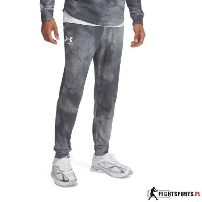 UNDER ARMOUR SPODNIE DRESOWE RIVAL TERRY AOP 025