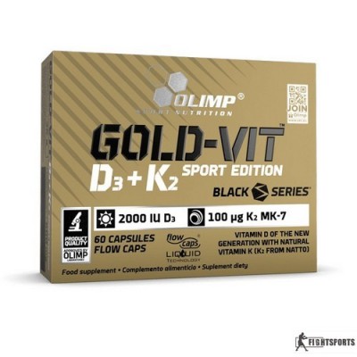 OLIMP GOLD-VIT D3+K2 60 kaps