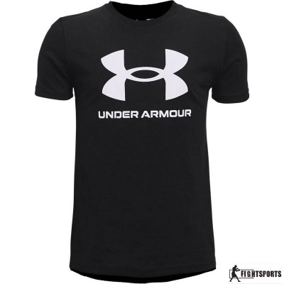 UNDER ARMOUR KOSZULKA CHŁOPIĘCA SPORTSTYLE LOGO 001