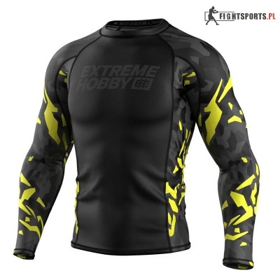 EXTREME HOBBY LONGSLEEVE RASHGUARD BLACK PANTHER
