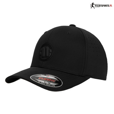 PIT BULL CZAPKA Z DASZKIEM FULL CAP PERFORATED LOGO BLACK