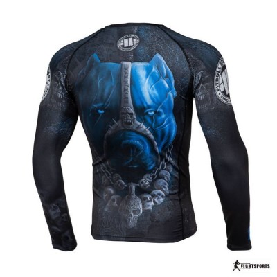 PIT BULL LONGSLEEVE RASHGUARD SKULL DOG