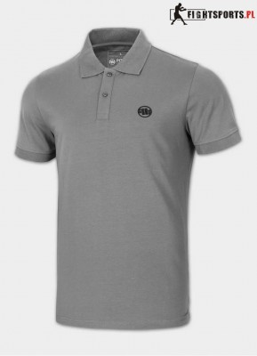 PIT BULL KOSZULKA POLO JERSEY SMALL LOGO GREY