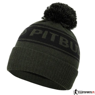 PIT BULL CZAPKA ZIMOWA BEANIE VERMEL OLIVE/BLACK