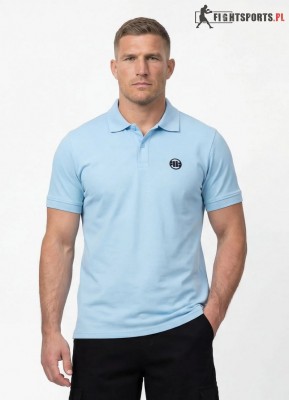 PIT BULL KOSZULKA POLO JERSEY SMAL LOGO LIGHT BLUE