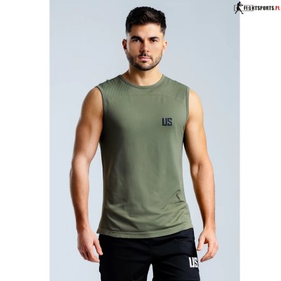 MAKE US STRONG TANK TOP DENVER OLIVE