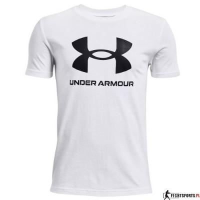 UNDER ARMOUR KOSZULKA CHŁOPIĘCA SPORTSTYLE LOGO 100