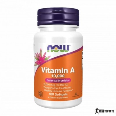 NOW VITAMIN A 10,000 100kaps