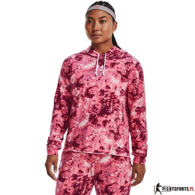 UNDER ARMOUR BLUZA RIVAL TERRY PRINT HOODIE 669
