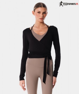 CARPATREE LONGSLEEVE WRAP OVER BLACK