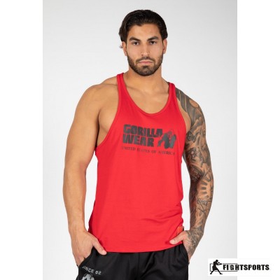 GORILLA WEAR TANK TOP CLASSIC RED