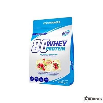 6PAK NUTRITION 80 WHEY PROTEIN 908g