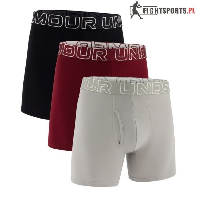 UNDER ARMOUR BOKSERKI PERFORMANCE COTTON 6IN 3 PACK 069