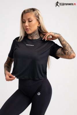 GYM GLAMOUR T-SHIRT SPORT BLACK