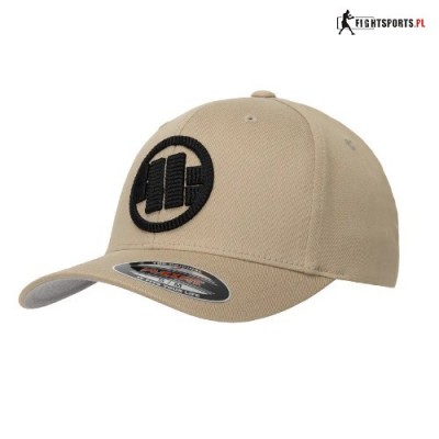 PIT BULL CZAPKA Z DASZKIEM 3D LOGO SAND