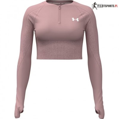 UNDER ARMOUR LONGSLEEVE DAMSKI HeatGear RIB 1/4 ZIP 673