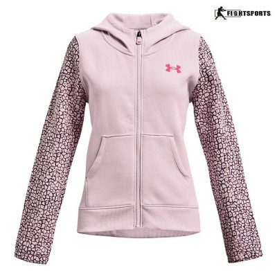 UNDER ARMOUR BLUZA DZIEWCZĘCA RIVAL FLEECE FZ 684