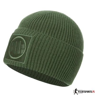 PIT BULL CZAPKA LOGO SINGLE LAYER CUFF OLIVE