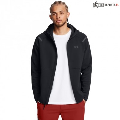 UNDER ARMOUR BLUZA UNSTOPPABLE FLEECE HOOD ZIP 001