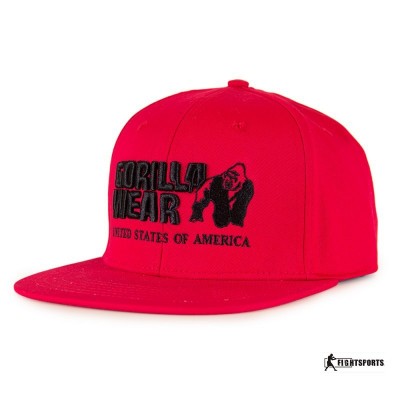 GORILLA WEAR CZAPKA Z DASZKIEM DOTHAN CAP RED